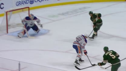 EDM@MIN: Hartman scores goal against Calvin Pickard