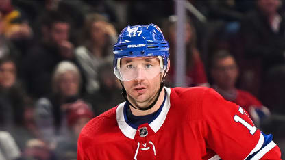 Montreal Canadiens left wing Ilya Kovalchuk (17) tracks the play during the Dallas Stars.