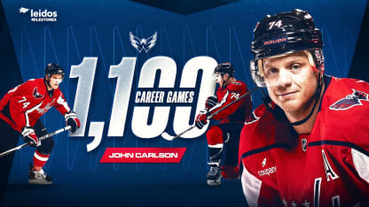 John Carlson 1,100 Games Tribute