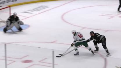 MIN@LAK: Eriksson Ek scores PPG against Darcy Kuemper