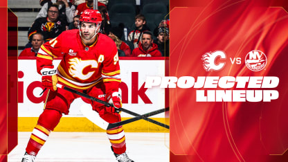 Projected Lineup - Flames vs. Islanders - 17.01.26