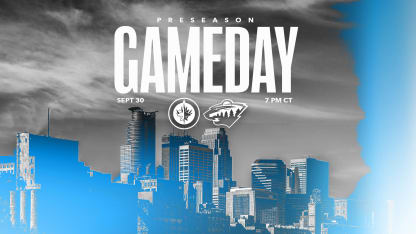 Game Information: September 30 Winnipeg Jets at Minnesota Wild