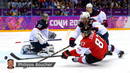 Crosby olympiques badge Boucher