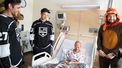 Martinez Doughty Brown CHLA Visit