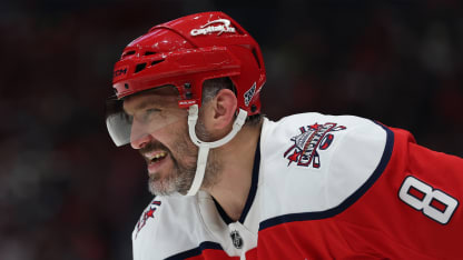 Alex Ovechkin smiling