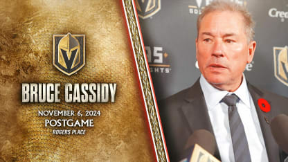 Bruce Cassidy Postgame 11/6