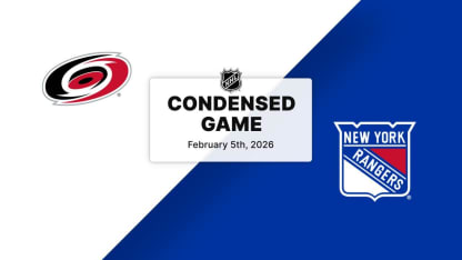 CAR at NYR | Condensed Game