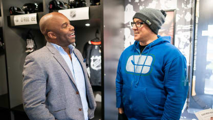 NHL Black Hockey History Tour Kwame Mason visits Seattle