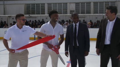 Duclair Foundation rink ribbon cutting