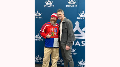 Jagr with czech fan