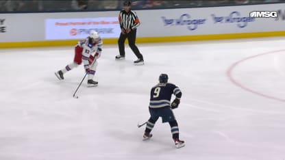 NYR@CBJ: Zibanejad scores goal against Jet Greaves