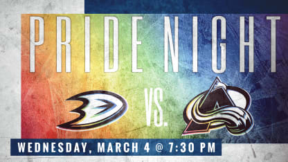 Pride Night Anaheim Ducks 2020 March 4 Tickets