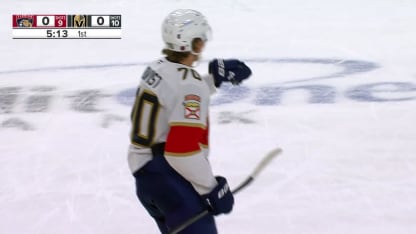 FLA at VGK: Boqvist breaks the ice
