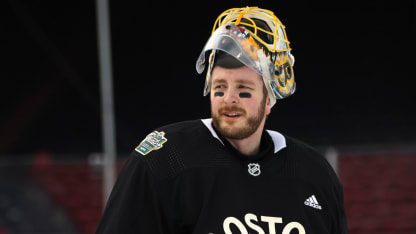 Linus Ullmark at Winter Classic