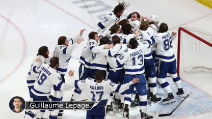 Lightning stanley cup badge Lepage