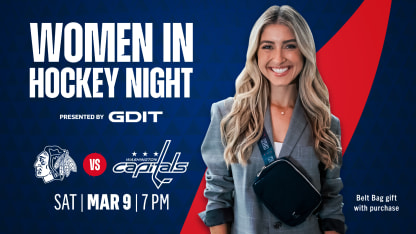 Capitals to Host Women in Hockey Night presented by GDIT on March 9