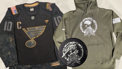 Veteran designs exclusive logo for Salute to Military Night St. Louis Blues