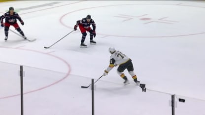 VGK@CBJ: Karlsson scores goal against Daniil Tarasov