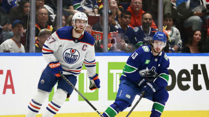 Edmonton. Oilers v Vancouver Canucks - Game One