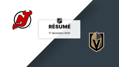 NJD vs VGK | Résumé | 17/12/2025