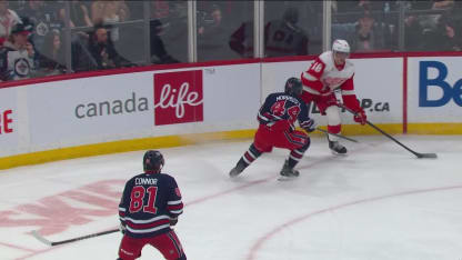 DET@WPG: DeBrincat scores empty-net goal