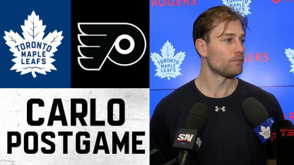 Brandon Carlo | Post Game vs Philadelphia Flyers 
