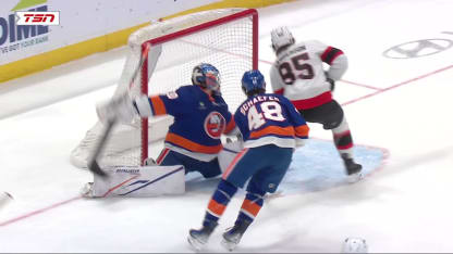 OTT@NYI: Sanderson scores PPG against Ilya Sorokin