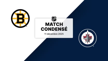 Match condensé : BOS @ WPG 11/12/2025