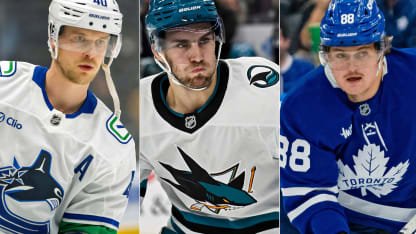 Veckans tre svenska stjärnor i NHL William Nylander Alexander Wennberg Elias Pettersson