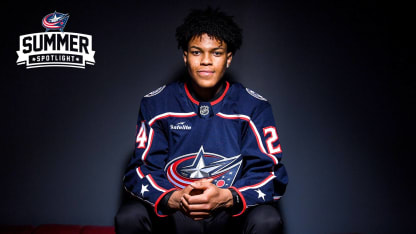 blue jackets summer spotlight cayden lindstrom