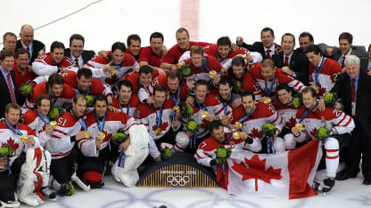 Canada team shot 2010 Gold medal Olympics