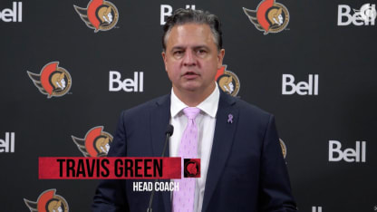 Travis Green dispo médias après le match contre EDM