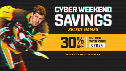 Penguins Announce Cyber Weekend Savings Deal on Select Weekend Home Games