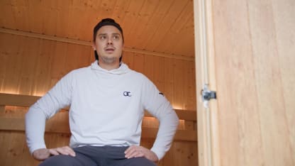 NHL My World: An inside look at Aho's sauna