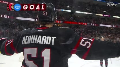 Reinhardt's first NHL goal