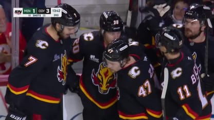 MIN@CGY: Zary scores goal against Filip Gustavsson