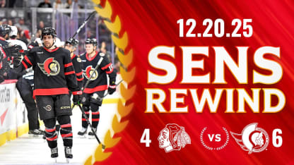 Sens Rewind: Sens Start Weekend With a Win Over Chicago