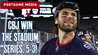 CBJ WIN THE STADIUM SERIES | Media Availability