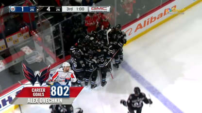 2nd All-Time:  Ovechkin passes Howe with goal #802