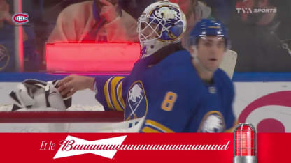 MTL@BUF: Slafkovsky marque un but en A.N. contre Alex Lyon