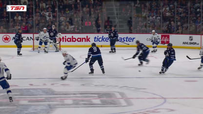 TBL@WPG: Scheifele scores goal against Andrei Vasilevskiy