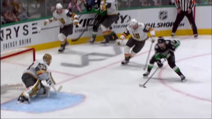 VGK@DAL: Hill with a great save against Mavrik Bourque