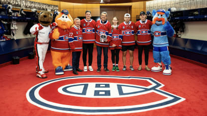 Guenther Steiner from Haas F1 Team visits the Canadiens