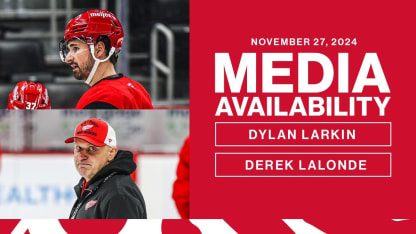 Dylan Larkin & Derek Lalonde - Morning Skate