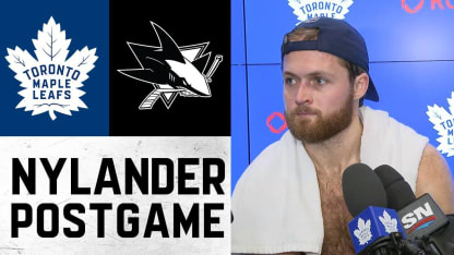 William Nylander | Post Game vs. San Jose Sharks