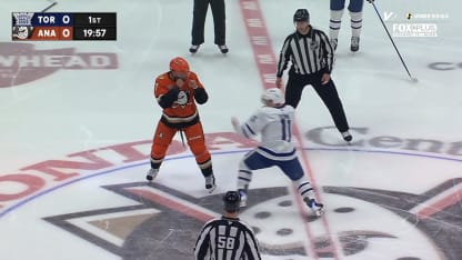 Gudas Fights Domi Off the Opening Faceoff