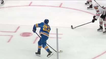 CHI@STL: Mailloux nets first with Blues