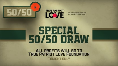 Tuesday’s 50/50 raffle to benefit True Patriot Love Foundation