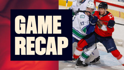 RECAP: Canucks 3, Panthers 2 (OT)