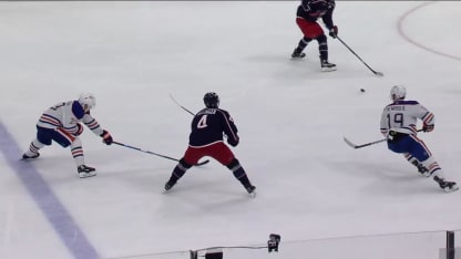 EDM@CBJ: Pyyhtia scores goal against Stuart Skinner